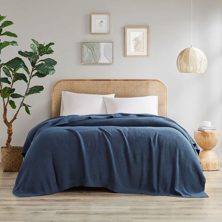 Gracie Mills Lessie Classic Knit Cottage Blanket