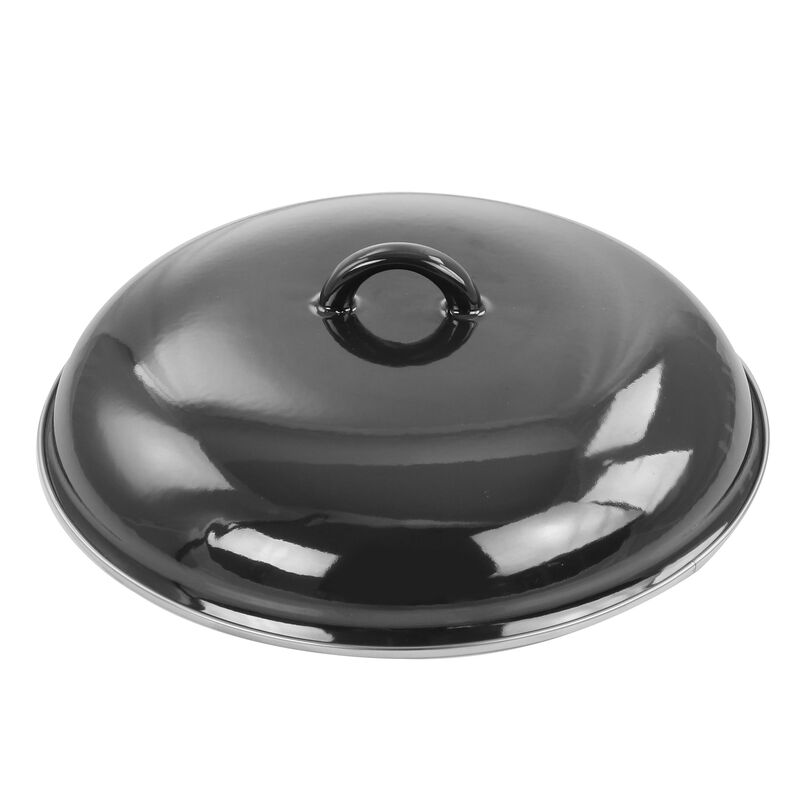 Gibson Home 12 Quart Enamel on Steel Stock Pot with Lid