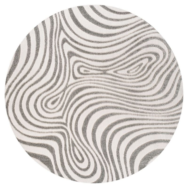 Maribo High-Low Abstract Groovy Striped Area Rug