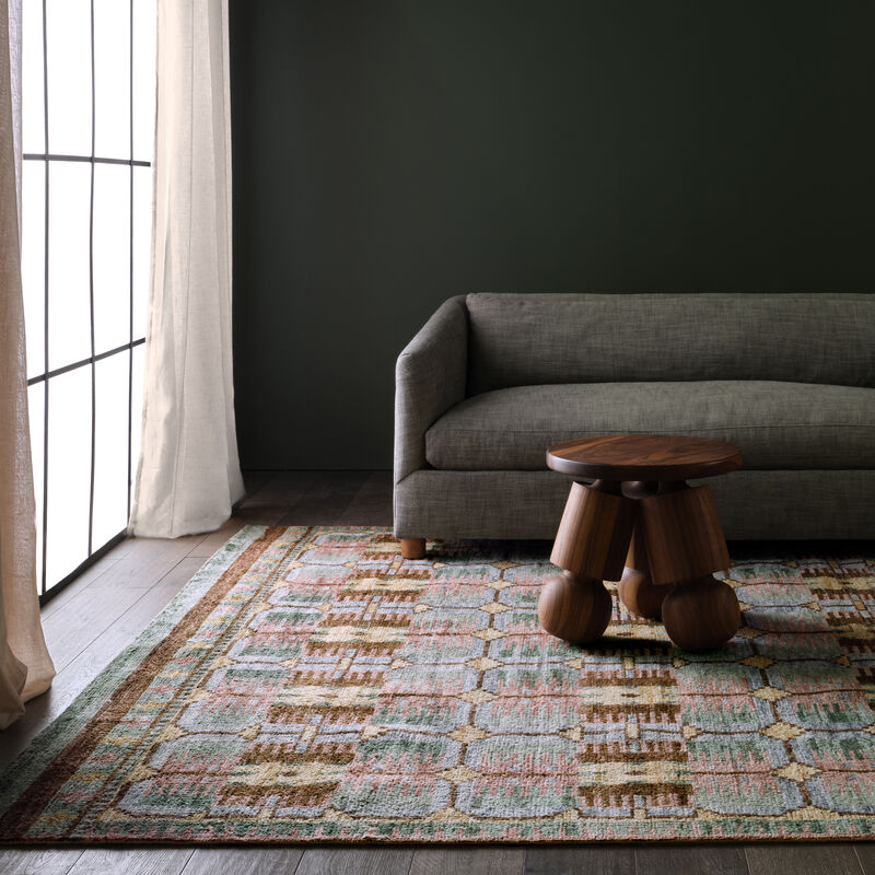 Hazan  Romy Sea Moss 3'X10' Runner Rug image number 7