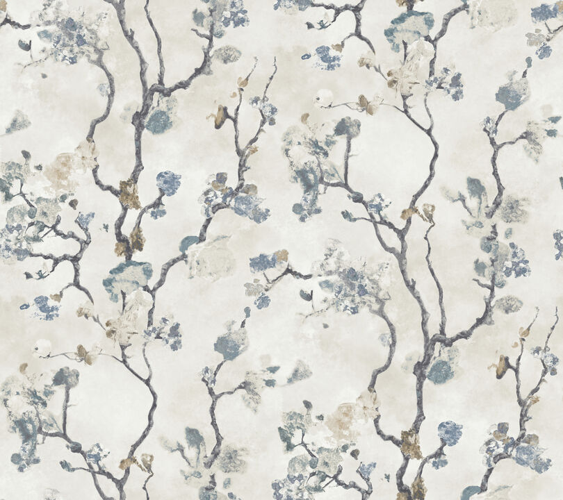 Avril Chinoiserie Peacock Wallpaper