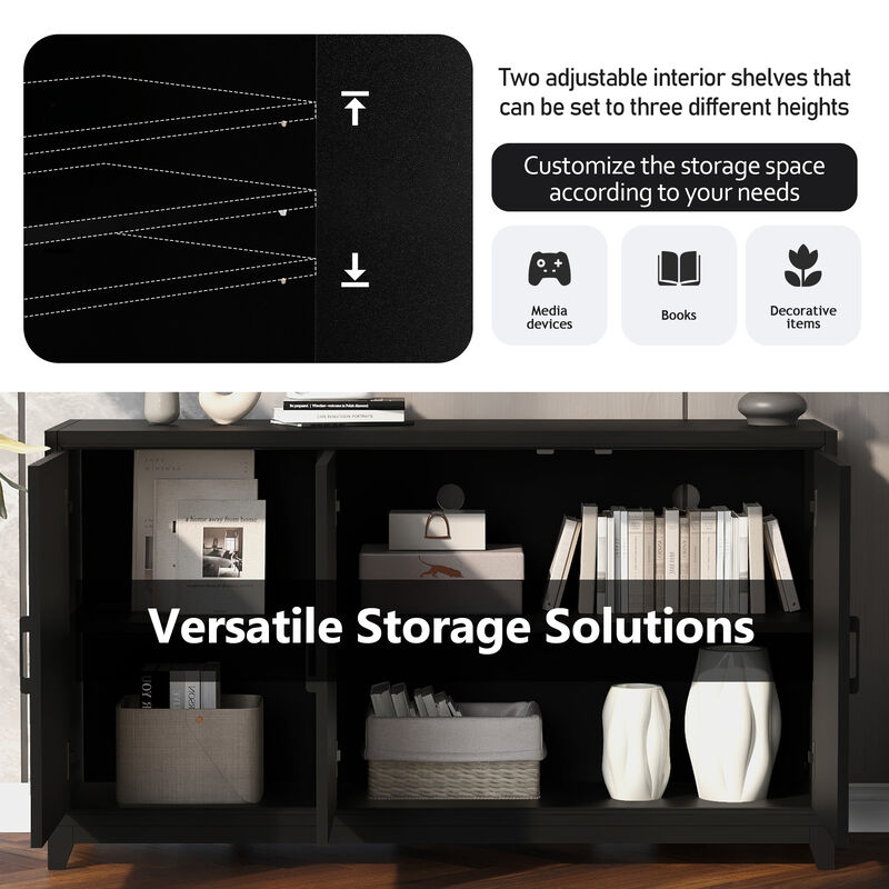 Merax Modern Entertainment Center Media Console Cabinet