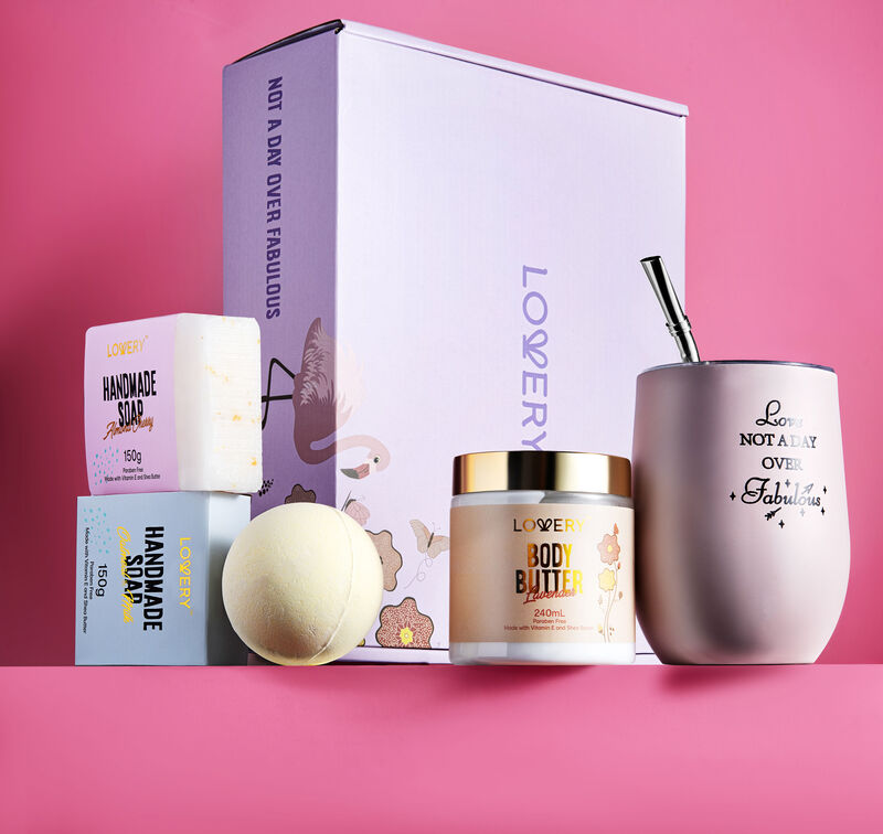 Handmade Not a Day Over Fabulous Relaxing Spa Kit, 8 Piece