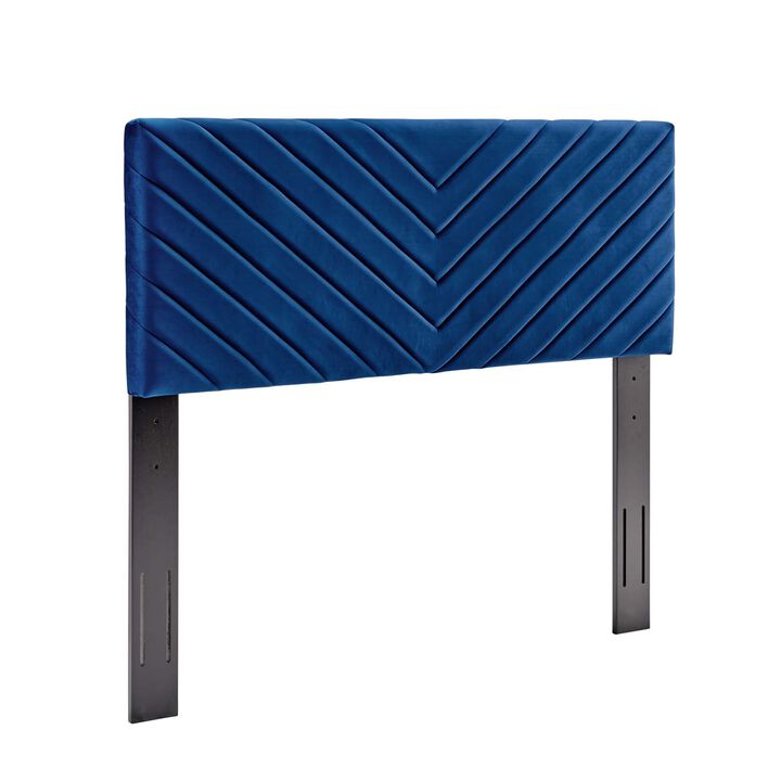 Modway - Alyson Angular Channel Tufted Performance Velvet Full / Queen Headboard