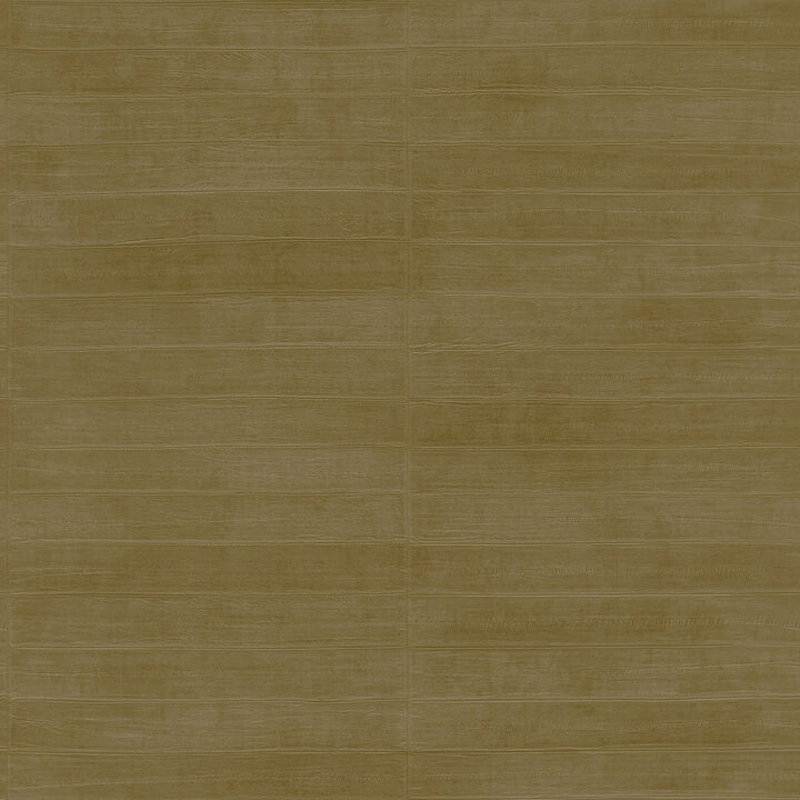 Dermot Brass Horizontal Stripe Wallpaper