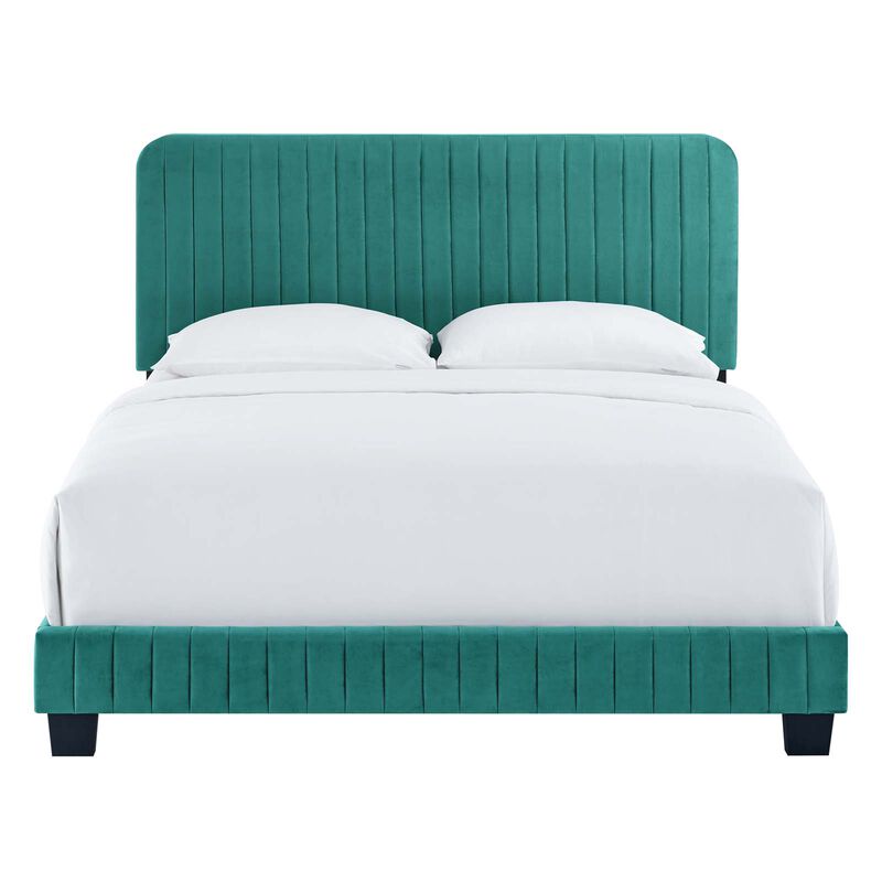 Modway - Celine Channel Tufted Performance Velvet Full Platform Bed image number 5