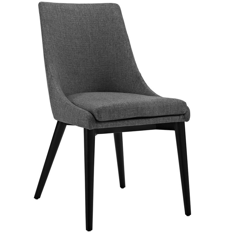 Viscount Fabric Dining Chair, Beige-Benzara image number 0