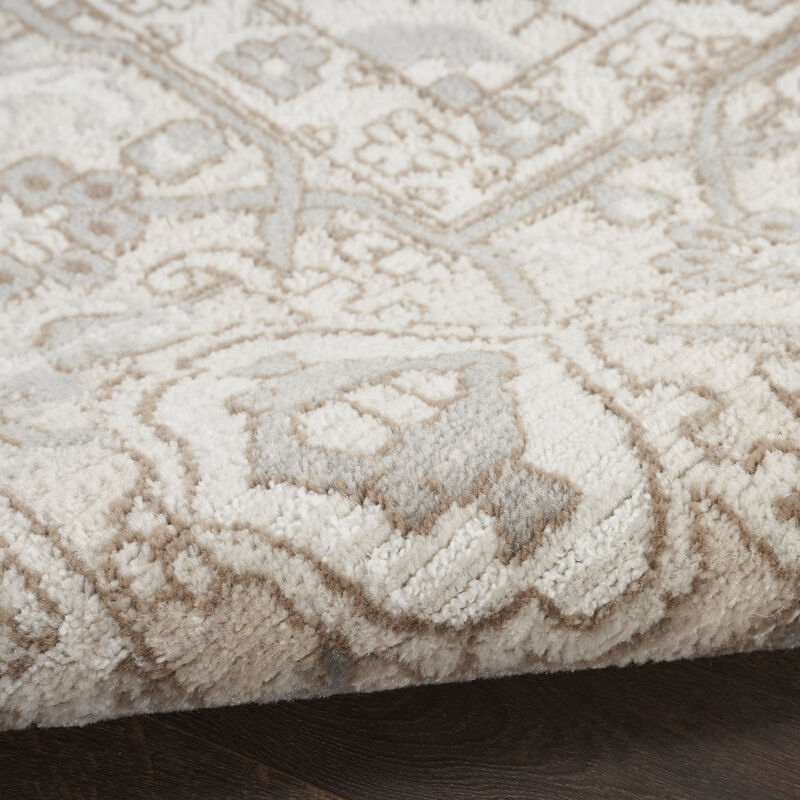 Quarry QUA05 Beige 3'9" x 5'9" Rug