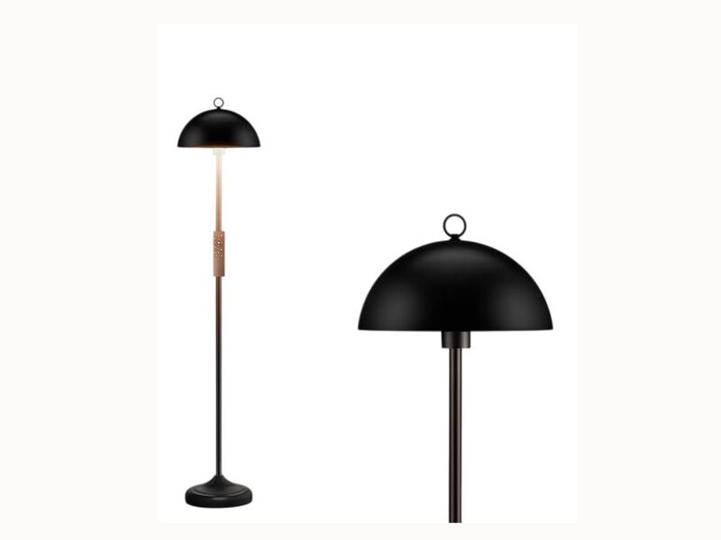 Smart Industrial Floor Lamp &ndash; Remote-Controlled, Dimmable LED, Metal Frame