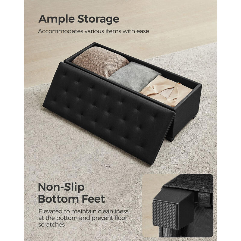 Storage Ottoman Bench for Organized Seating and Stylish Storage