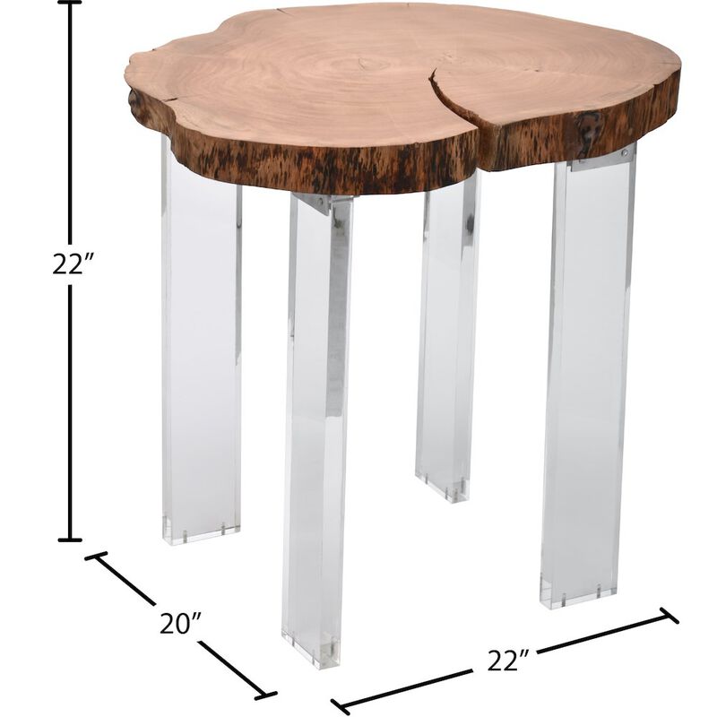Meridian Furniture Woodland Natural Wood End Table