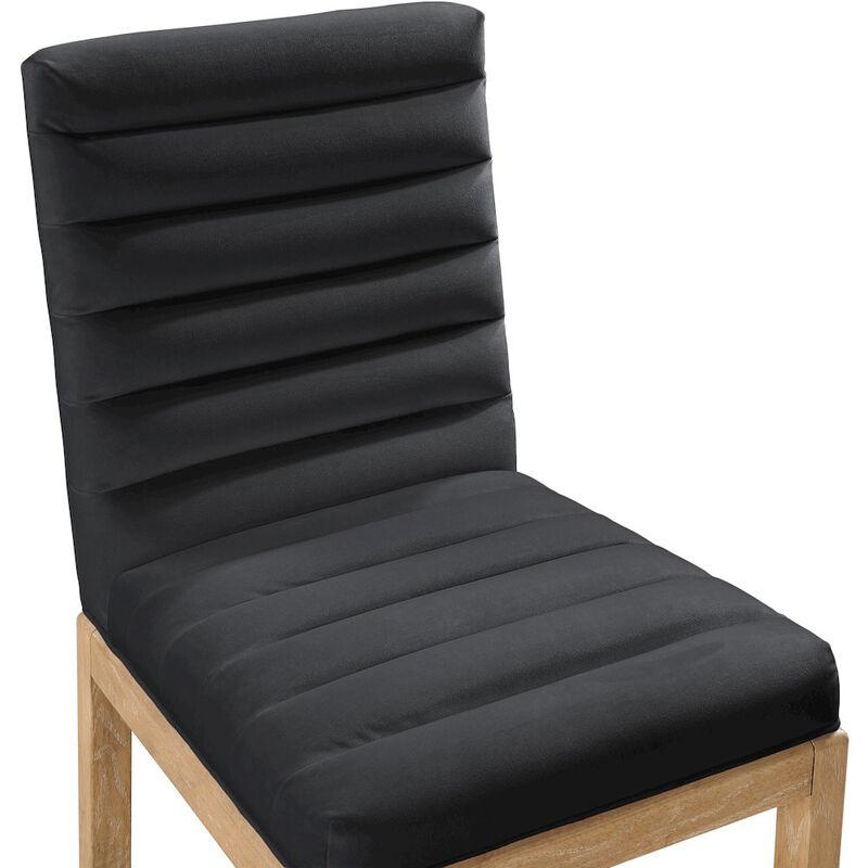Meridian Furniture Evelyn Saddle Velvet Dining Chair