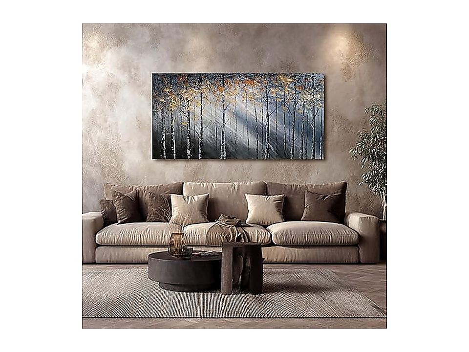 Decor Wall Abstract Tree Art Vintage Farmhouse Botanical Framed Bedroom Living