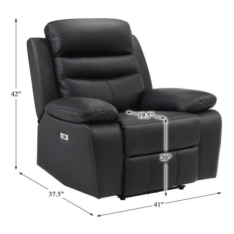 Lexicon Hancock Leather Power Reclining Chair