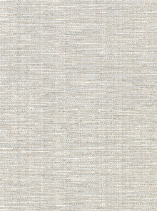 Bay Ridge Light Grey Faux Grasscloth Wallpaper
