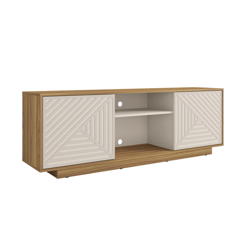 Streamdale Modern TV Stand For TVs Up To 70'', Oak image number 4