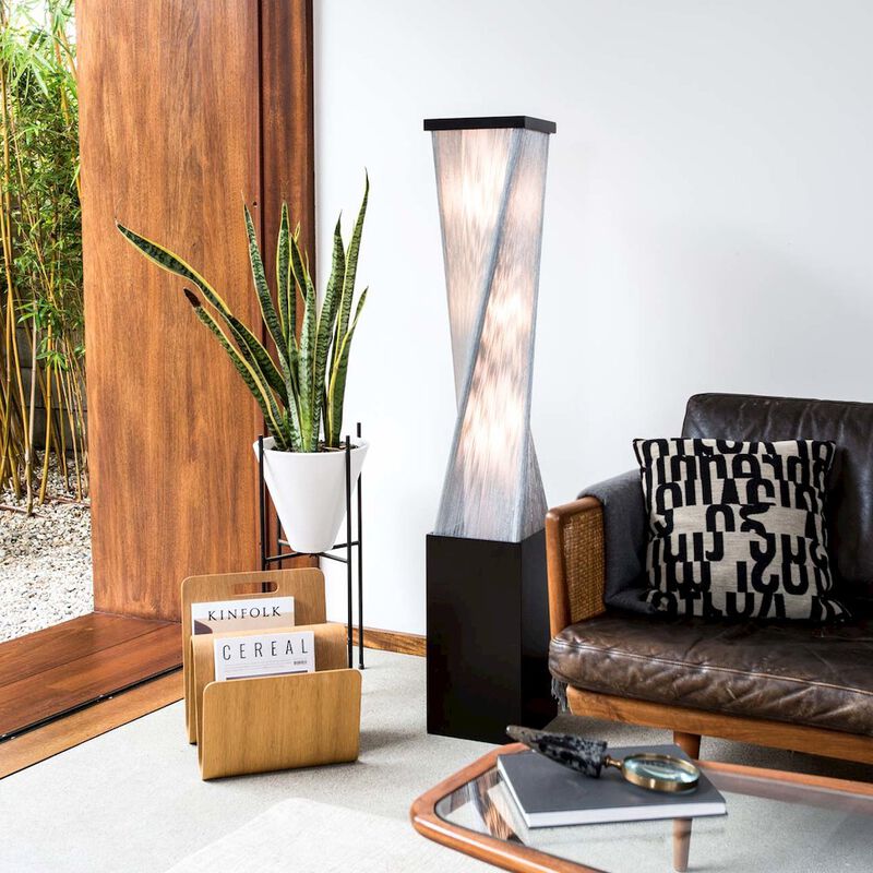 NOVA OF CALIFORNIA Torque Tall Base Accent Floor Lamp - Espresso