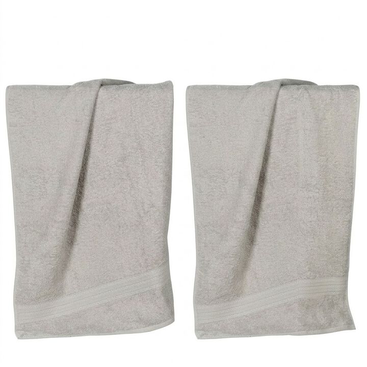 Ring-Spun Cotton 2-Piece Bath Sheet Set &ndash; Soft & Highly Absorbent