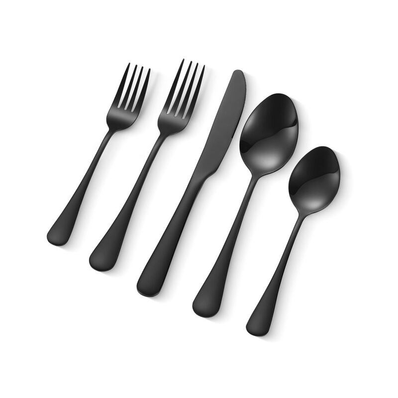 Flatware Set for 6, 30-Piece Stainless Steel Utensil Set for Dining and Kitchen