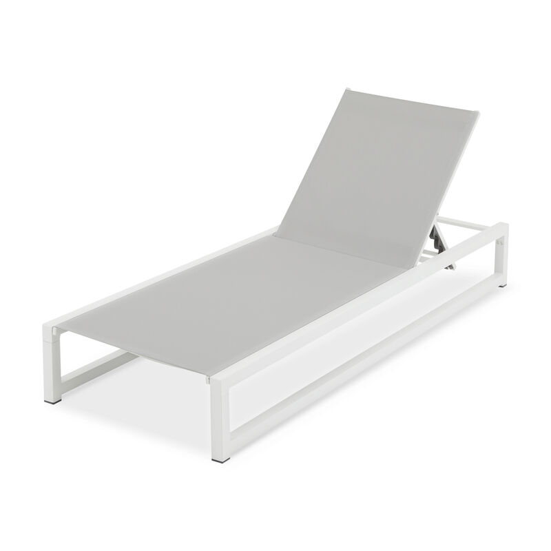 Merax Classic Adjustable Aluminum Chaise Lounge Set (2-Piece) image number 2