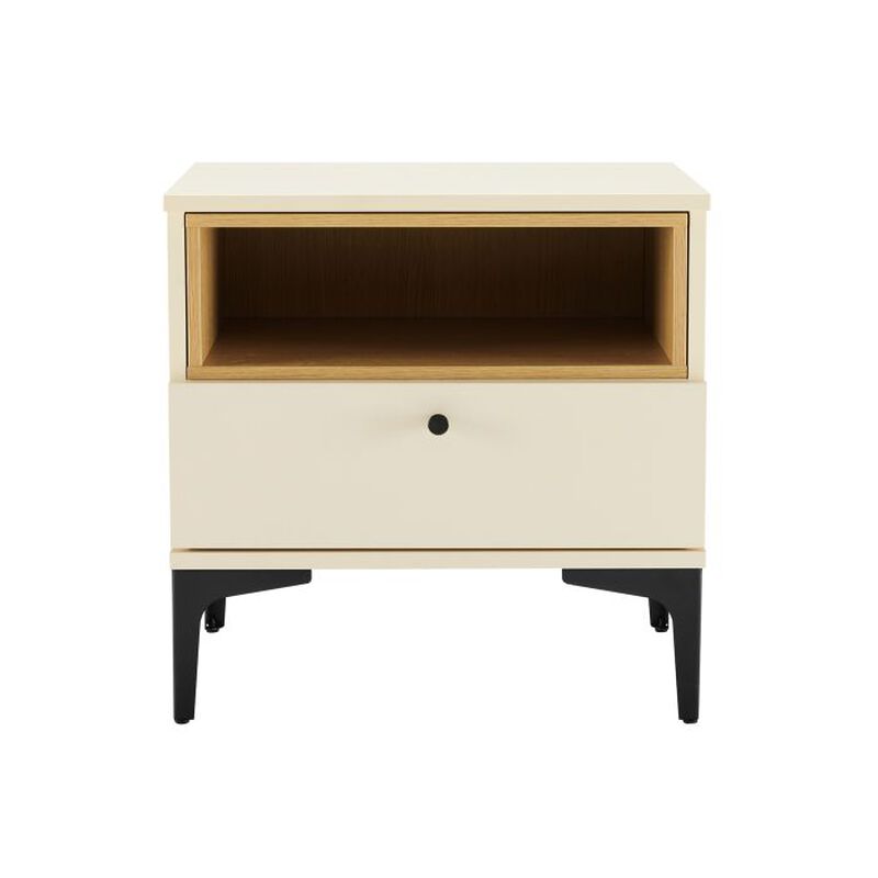 Amara Cream Nightstand