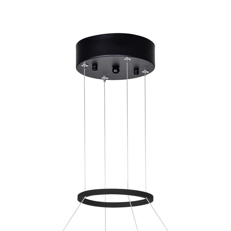 Juliette LED Chandelier With Black Finish