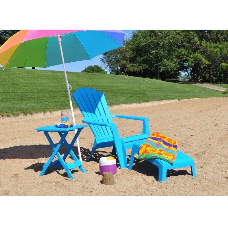 Pool Folding Side Table for Convenient and Portable Outdoor Use by the Poolside