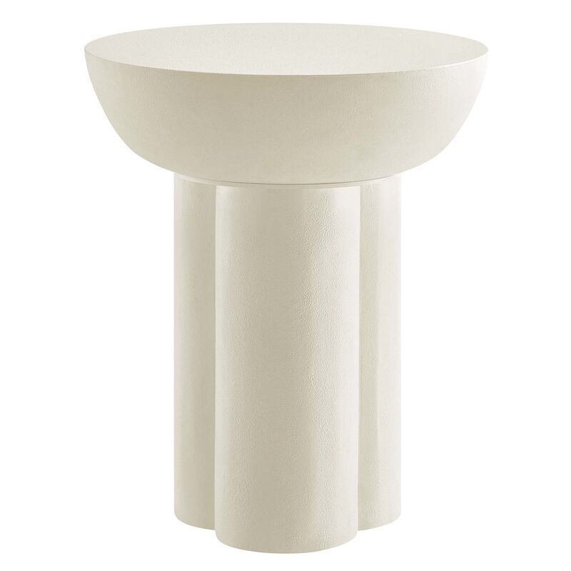 Caspian Round Concrete Side Table image number 0
