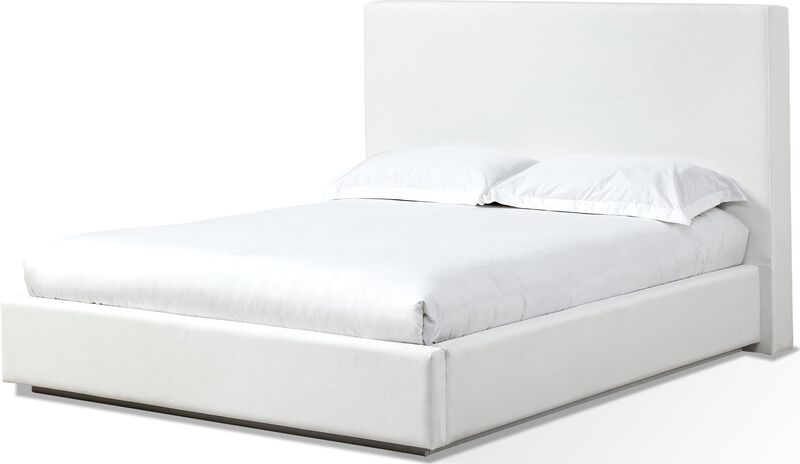 One Upholstered Platform Bed