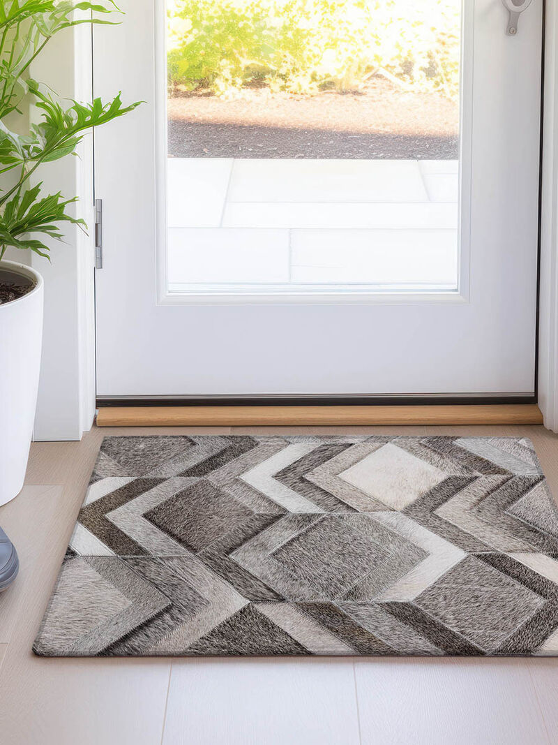 Bozeman BM5 Gray 20" x 30" Rug image number 1