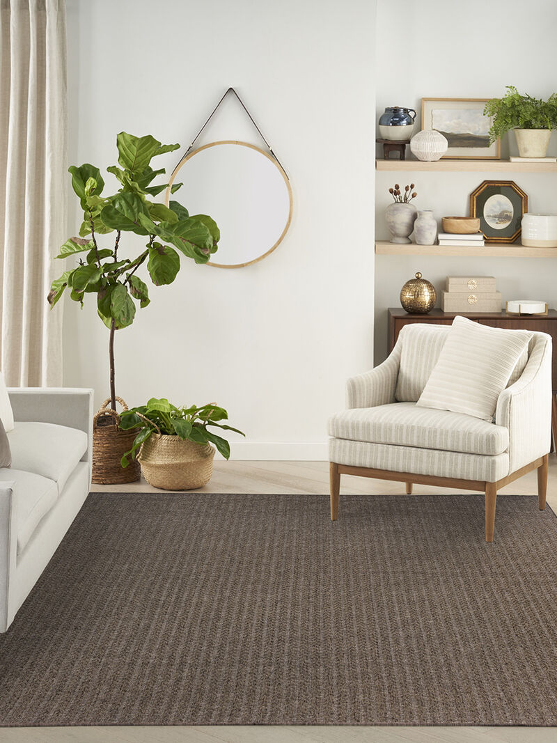 Tulum TLM02 Brown 10' x 14' Rug