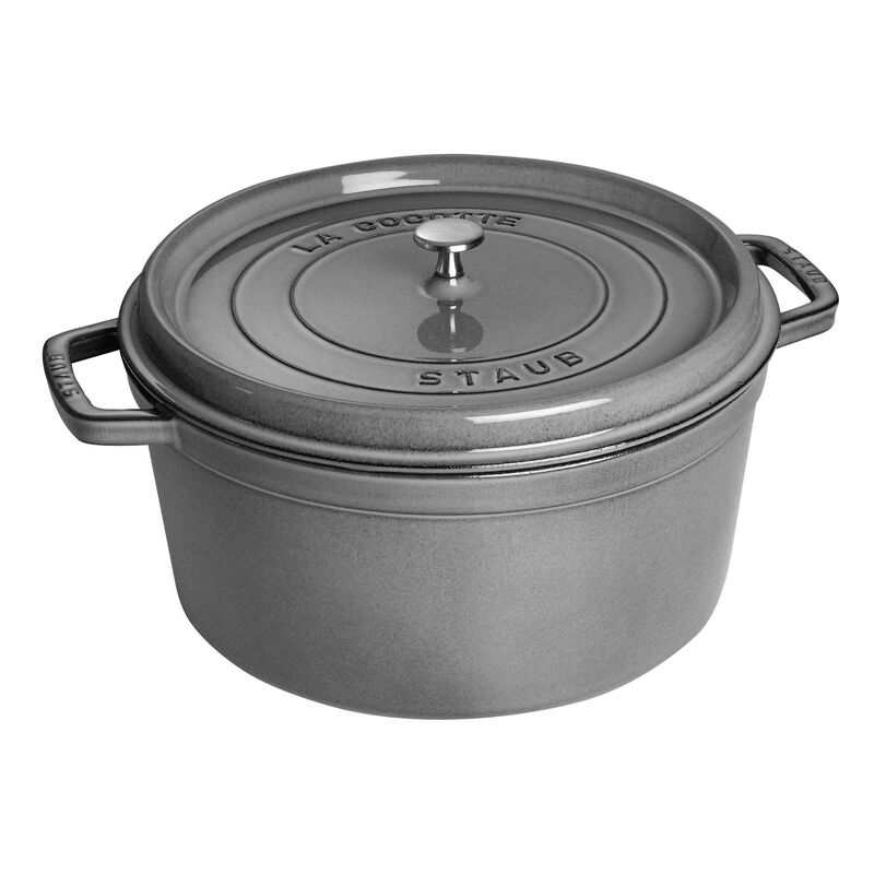 Staub Cast Iron 13.25-qt Round Cocotte