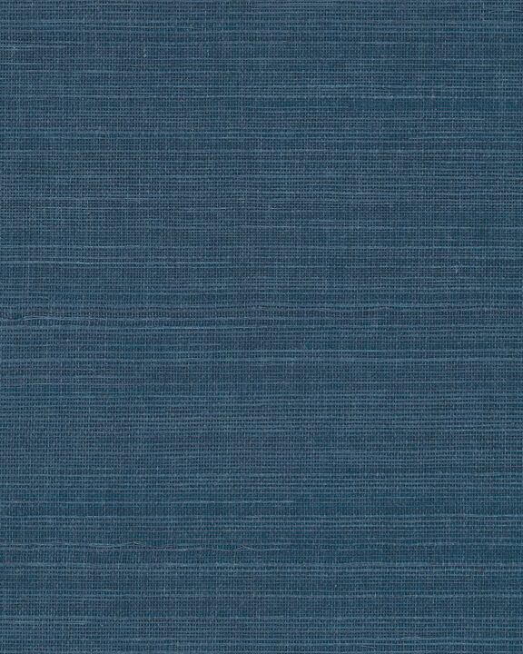 Maguey Sisal Indigo Wallpaper