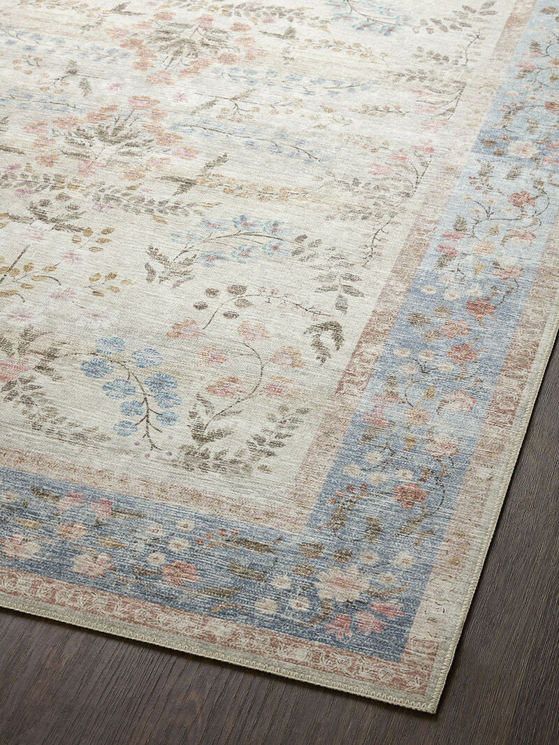 Palais PAL04 Light Blue 3'9" x 5'9" Rug