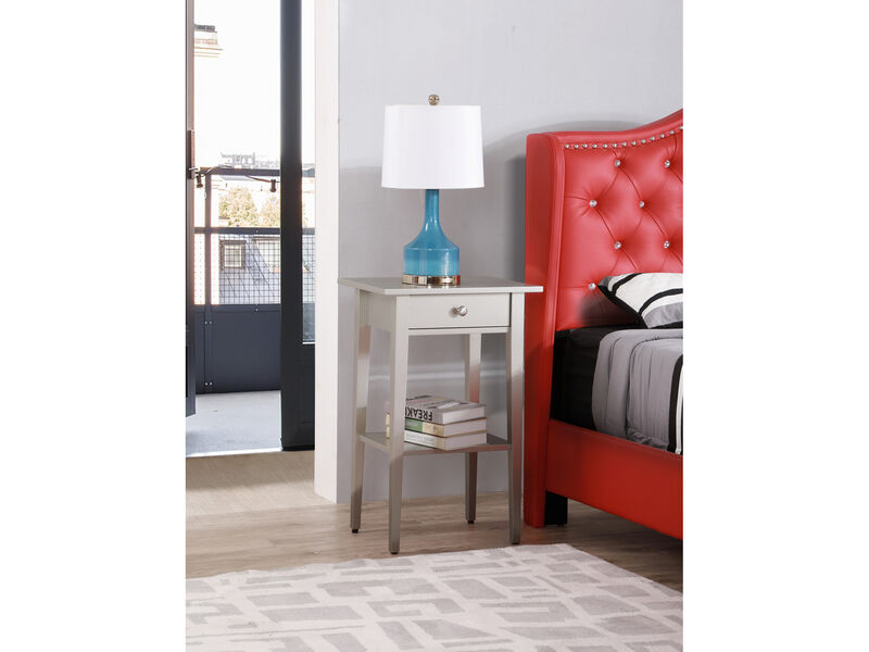 Dalton 1-Drawer Nightstand (28 in. H x 14 in. W x 18 in. D)
