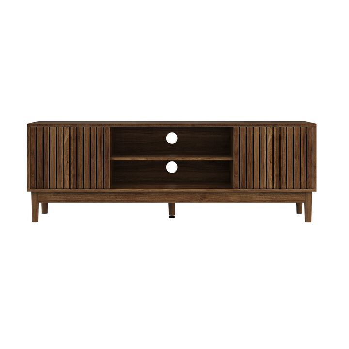 Scapt Mid-Century Modern Fluted TV Stand