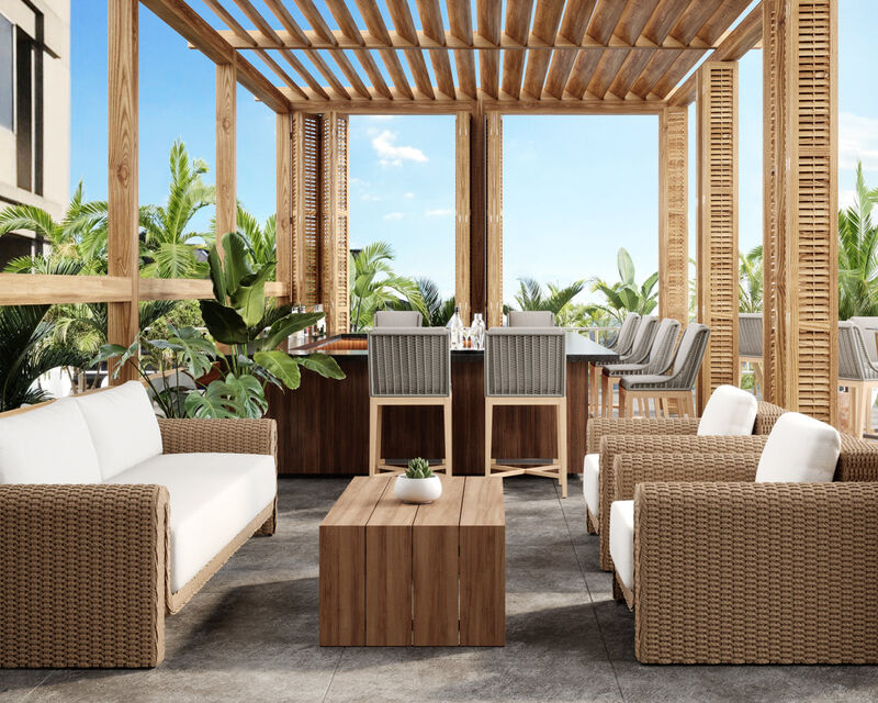 Tibi Natural Armchair image number 3