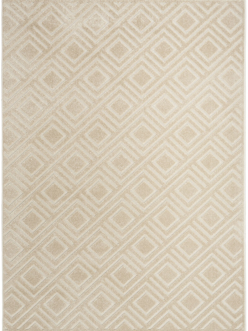 Care Free CAF03 Beige 5'3" x 7' Rug