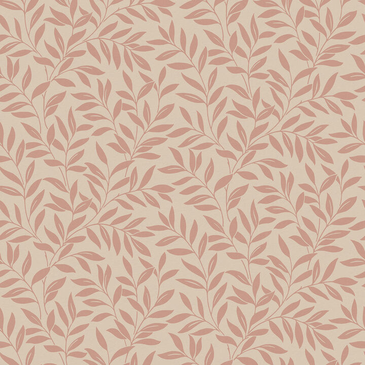 Marin Blush Leaf Trail Wallpaper