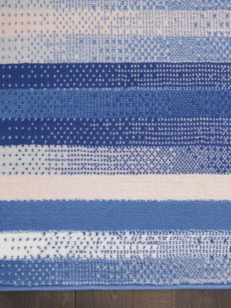 Whimsicle WHS12 Turquoise/Multicolor 6' x 9' Rug