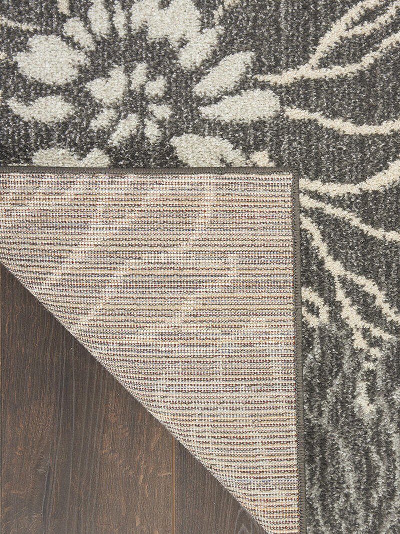 Passion PSN17 Chracoal/Blue 1'10" x 2'10" Rug image number 1