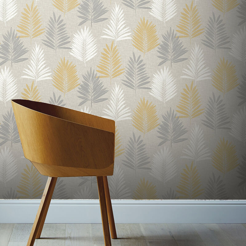 Willis Mustard Palm Frond Wallpaper image number 5