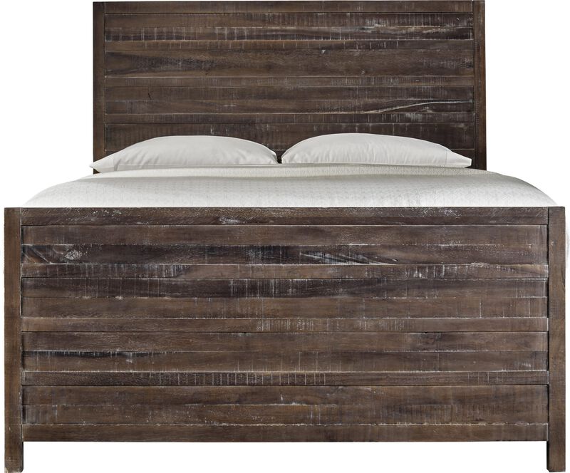 Townsend Solid Wood Storage Bed in Java