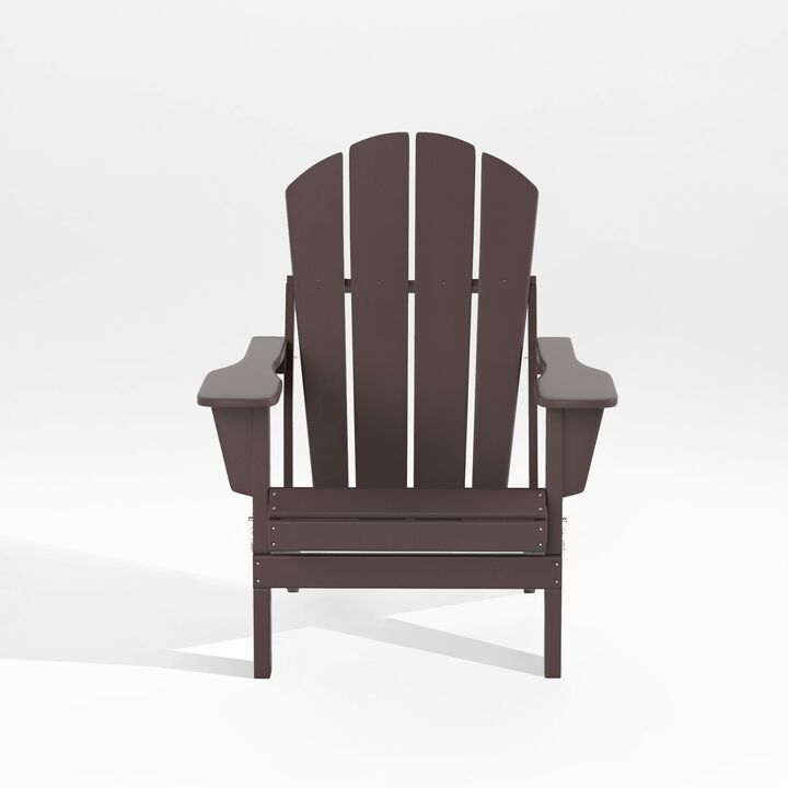 WestinTrends Outdoor Patio Folding Adirondack Chair