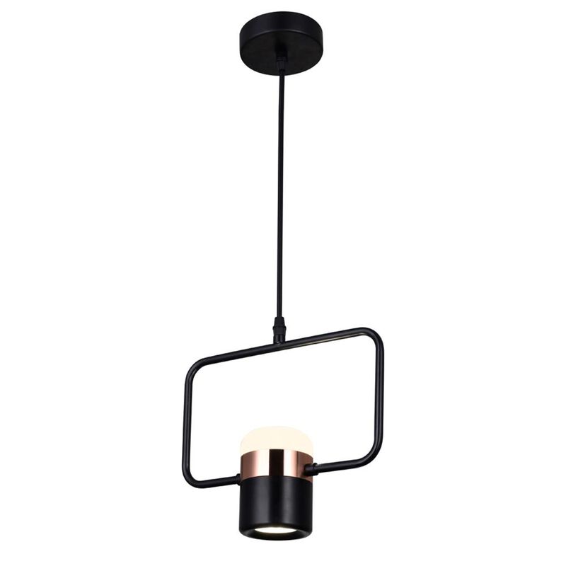 Moxie LED Down Mini Pendant With Black Finish