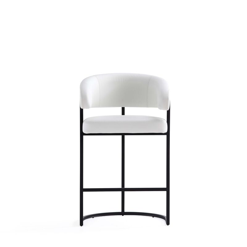 Augusta White Counter Stools (Set of 3)