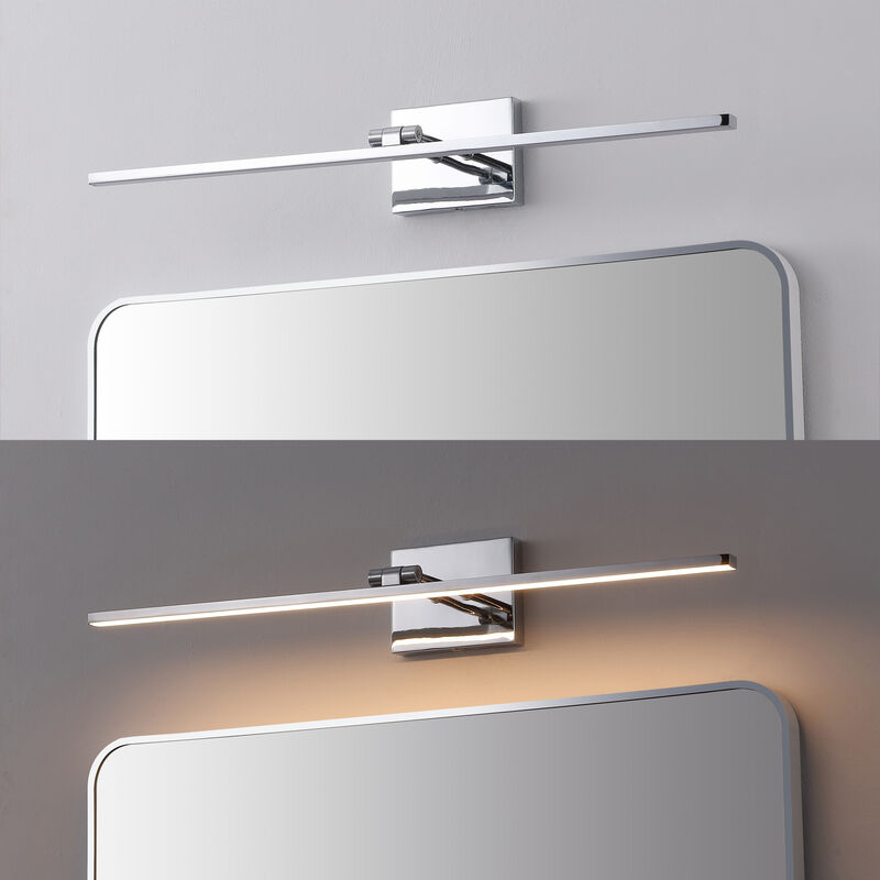 Santino 28" Modern Minimalist Swivel Integrated Dimmable LED Rechargeable Picture Light with Touch Sensor