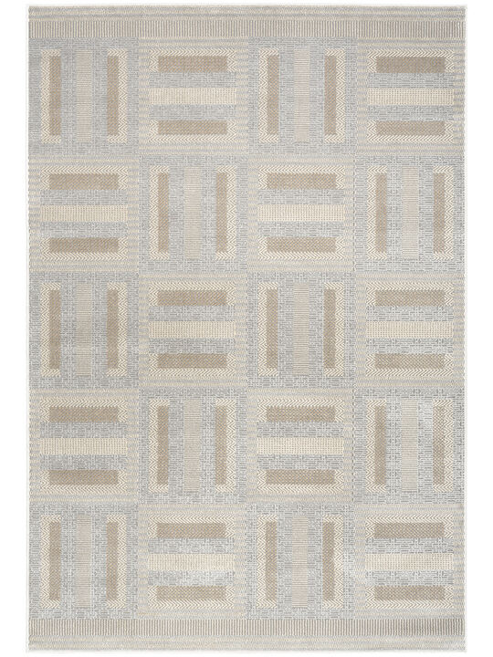Nordic NRC11 Gray/Multicolor 4' x 6' Rug