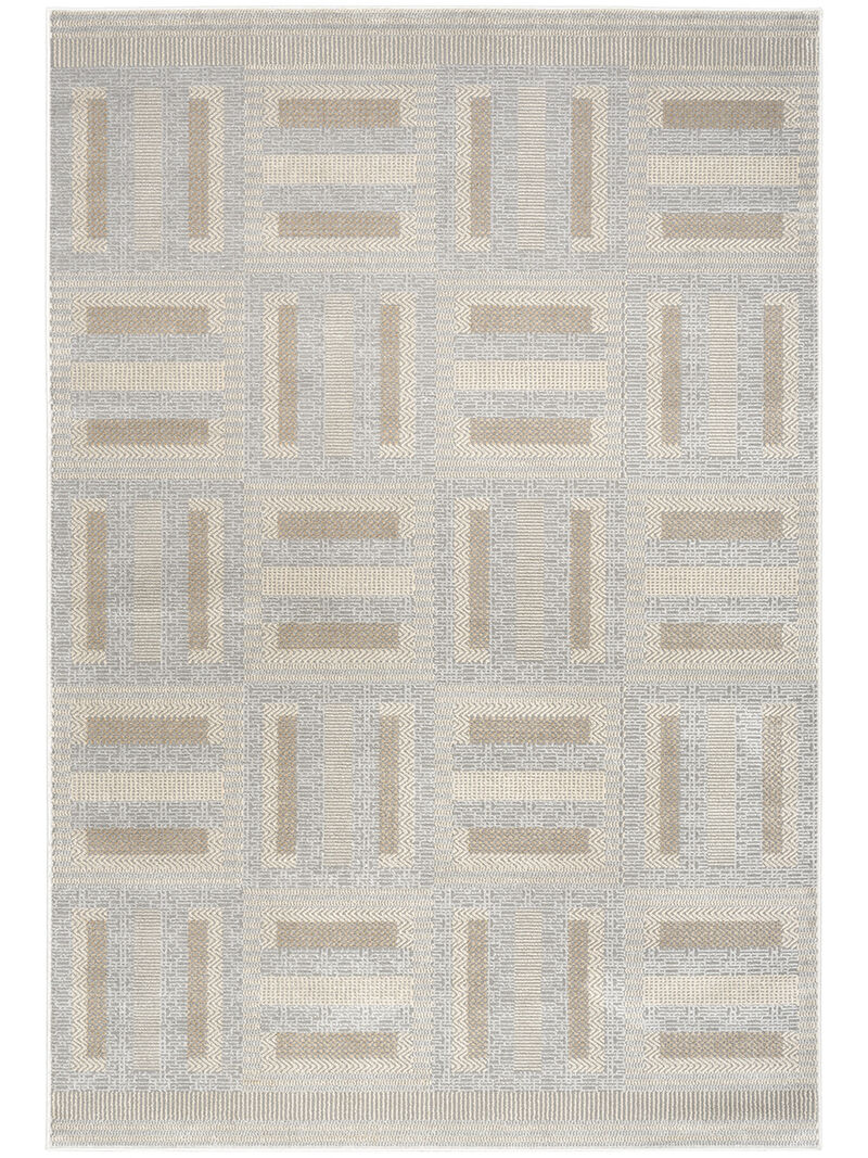 Nordic NRC11 Gray/Multicolor 4' x 6' Rug
