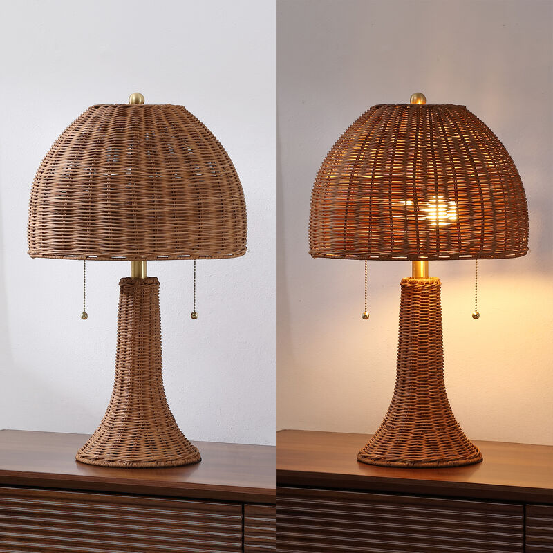 Joanie 22" Bohemian Rustic Iron LED Table Lamp